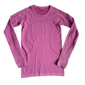 lululemon athletica Pink Long Sleeve Top